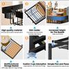 ADBIU Over The Sink Dish Drying Rack (Expandable Height and Length) Snap-On Design 2 Tier Large Dish Rack 31-39.4L x 12W x 34-38H inches view 4