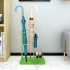 Umbrella Racks Green Wrought Iron Umbrella Stand Holder, Large-capacity Corridor Entrance With 10-14 Umbrellas, Modern Decorative Umbrella Storage view 2