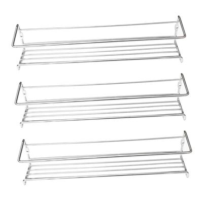 Cabilock 3pcs Wall Mounted Spice Rack Sturdy Seasoning Organizer for -saving Design for Keeping Your Pantry Tidy