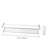 Cabilock 3pcs Wall Mounted Spice Rack Sturdy Seasoning Organizer for -saving Design for Keeping Your Pantry Tidy view 3