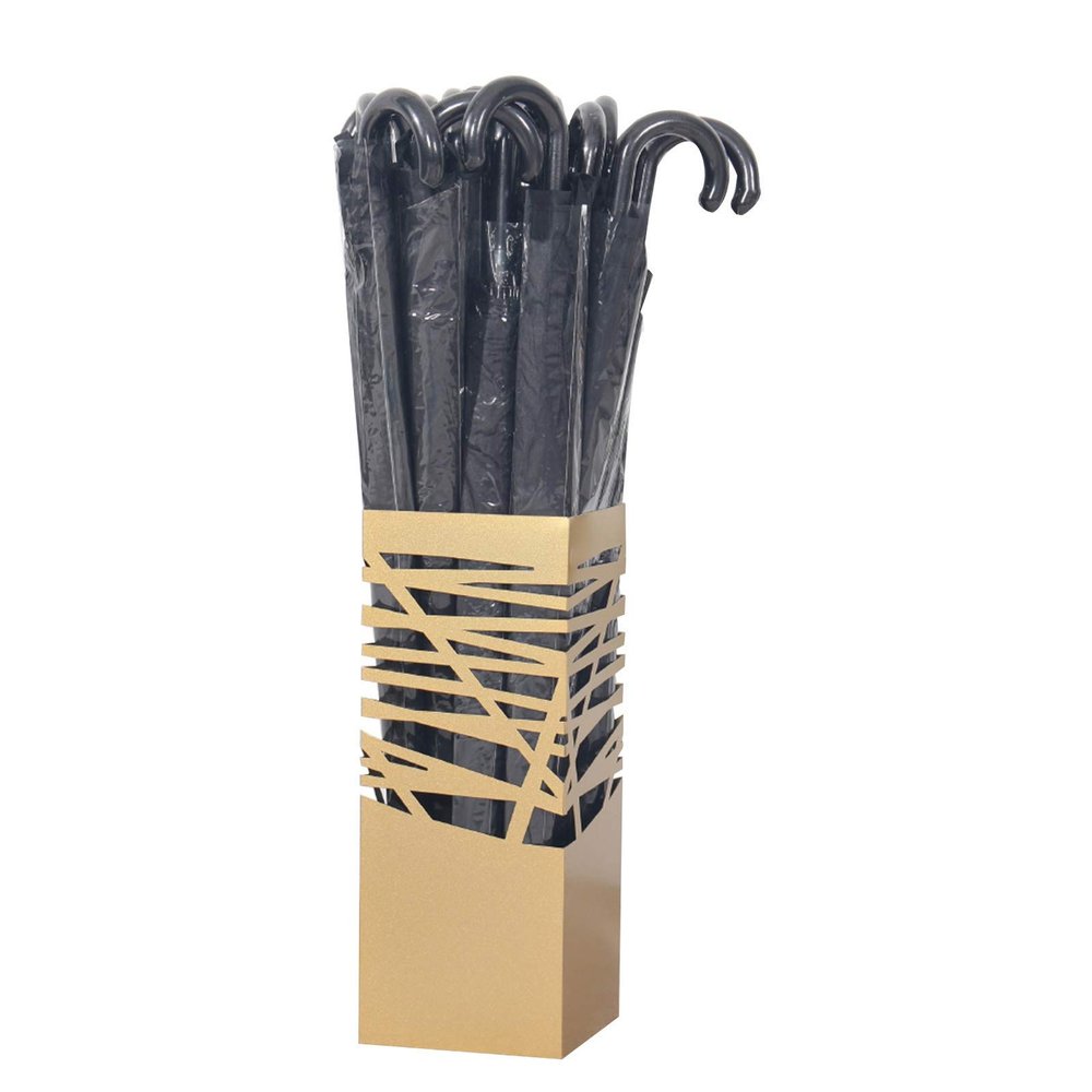 Umbrella Racks WXYZ Golden Light Luxury Umbrella Stand, Large Capacity and Space Saving Umbrella Bucket Can Hold 17 Umbrellas, 20x20x49cm