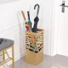 Umbrella Racks WXYZ A Compact Umbrella Bucket at The Corner of The Golden Wrought Iron Umbrella Stand, Which Can Hold 17 Umbrellas, 20x20x49cm view 2