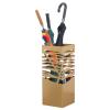 Umbrella Racks WXYZ Metal Hollowout Umbrella Stand, Compact Household Doorway Hotel Umbrella Bucket, Waterproof and Rustproof, 20x20x49cm view 1