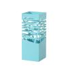 Umbrella Racks WXYZ Blue Wrought Iron Umbrella Stand Household Business Light Luxury Umbrella Bucket, Umbrella Storage Rack, 20x20x49cm view 1