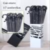 Umbrella Racks WXYZ Large-Capacity Umbrella Stand Hollowout Umbrella Bucket for Home Hotel, Waterproof, Rustproof and Space Saving, 20x20x49cm (Color : Black) view 4