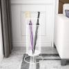 Umbrella Racks White Wrought Iron Umbrella Stand Holder, Large Capacity Umbrella Basket at The Entrance of The Hotel Office, with Hook and Drip Tray, 64x31cm view 4