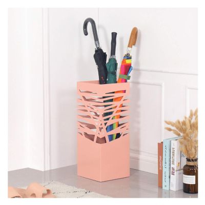 Umbrella Rack Hua Metal Umbrella Stand, Umbrella Bucket, Modern Creative Home Business Entrance Umbrella Storage Rack, 20x20x49cm