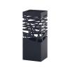 Umbrella Rack Hua Black Metal Umbrella Stand, Fashionable and Creative Umbrella Bucket Large-Capacity Storage Rack, 20x20x49cm view 1