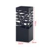 Umbrella Rack Hua Fashion Black Metal Umbrella Stand Umbrella Bucket, Home Business Umbrella Storage Rack, Large Capacity, Store 15 Umbrellas, 20x20x49cm view 2