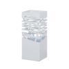 Umbrella Rack Hua Metal Wrought Iron Umbrella Stand Home Business Office Entrance Umbrella Storage Rack, Large Capacity Storage of 15 Umbrellas, 20x20x49cm (Color : White) view 2