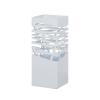 Umbrella Rack Hua Modern White Umbrella Stand, Metal Umbrella Bucket, Fashion and Creative Household Business Umbrella Storage Rack, 20x20x49cm view 1
