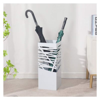 Umbrella Rack Hua Home Business Umbrella Stand Umbrella Barrel, Metal Umbrella Storage Rack, Large Capacity Storage of 15 Umbrellas, 20x20x49cm