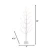 4 ft. LED Illuminating White Birch Holiday Tree view 3