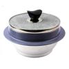 Kitchen art Non-stic Traditional Stone Rice Cooker Cauldron Multi Cooker 15cm Nurungji,Crust of Overcooked Scorched Rice Korea for 2~3 people view 1