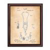 Stethoscope Decor Framed Patent Print, Great Nursing Wall Art or Gift for Doctors Office, Doctors Office Wall Decor, 2165W view 1