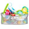 Munchkin High 'n Dry Corner Bath Toy Organizer and Storage, Grey view 1