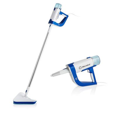 Reliable Pronto Plus 300CS 2-In-1 Steam Cleaner with Fast Heat-up, Long Steam Time, 1200W Steam Mop for Grout, Hardwood, Tile, Laminate Floor Cleaning with 14-Piece Accessory Kit