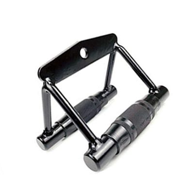 LKP Cable Attachment Pull Down Tricep Row Handle Exercise Handle Non Slip Press Down Bar D Handle for Home Gym Training Fitness Accessories