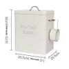 Anncus Beautiful Powder Laundry Powder Storage Boxes with Scoop Kitchen Storage view 4