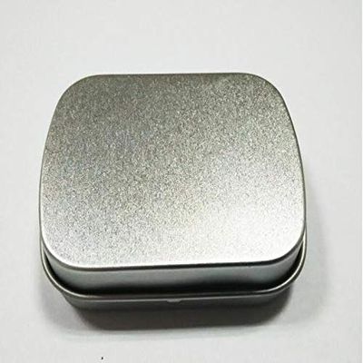 Anncus 58x45x15mm mini tin box gift box/mint metal box white rectangle plain metal tin box