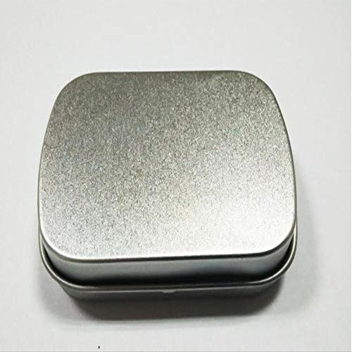 Anncus 58x45x15mm mini tin box gift box/mint metal box white rectangle plain metal tin box