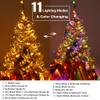 Brizled Christmas Tree Lights, 279 ft 800 LED Color Changing String Lights view 2
