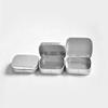 Anncus 58x45x15mm Mini Tin Box Metal Gift Box Silver Color Rectangle Plain Storage Boxes LX7561 view 2
