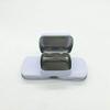 Anncus 58x45x15mm Mini Tin Box Metal Gift Box Silver Color Rectangle Plain Storage Boxes LX7561 view 3