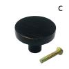 Kitchen drawer cupboard door handle 2pcs Round Brass Dresser Knobs Cabinet Door Knob Handle Kitchen Brass Dresser Pull Accessories Pull Round Furniture Drawer Knobs for Family restaurant bathroom bedr view 3