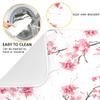 Absorbent Dish Drying Mat for Kitchen Counter - Pink Watercolor Cherry Blossom Microfiber Drying Pad, Reversible Drainer Mats for Countertop, Large 18 x 24 inch view 2