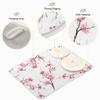 Absorbent Dish Drying Mat for Kitchen Counter - Pink Watercolor Cherry Blossom Microfiber Drying Pad, Reversible Drainer Mats for Countertop, Large 18 x 24 inch view 4