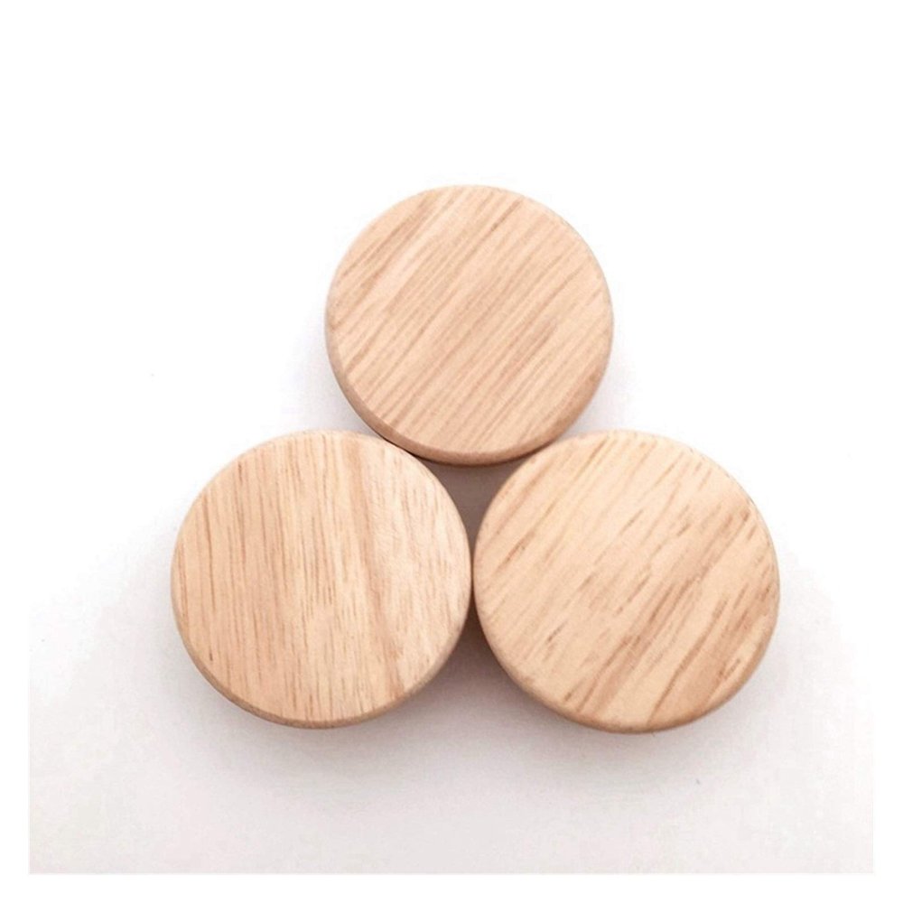 Kitchen drawer cupboard door handle 4/8/12pcs Wood Round Pull Knobs Natural Wooden Cabinet Drawer Wardrobe Knobs For Cabinet Drawer Handle Furniture Hardware for Family restaurant bathroom bedroom bar