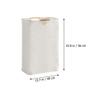 1pc Laundry Basket Handheld Storage Bag for Clothes Capacity Design for Home and Dorm Use Delicate Stitching view 2