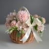 JFBUCF Flower Girl Baskets Wicker Woven Basket,Willow Basket Picnic Basket Woven Eggs Candy Basket Flower Basket Rattan Storage for Wedding Party White S view 2