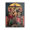 Artis Premium Replicas The Crucifixion 18th Century Greek Orthodox Byzantine Icon (23 x 30 cm) view 1