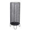 Umbrella Racks Black Wrought Iron Umbrella Stand Holder, Space-Saving Home Hotel Office Entrance Umbrella Bucket, Umbrella Basket with Hook and Drip Tray (Size : 20X55cm) view 1