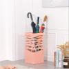 Umbrella Racks Metal Umbrella Stand Holder, Space-Saving Home, Hotel Office Entrance, Large-Capacity Umbrella Basket with Drip Tray (Color : Pink) view 3