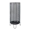 Umbrella Racks Black Wrought Iron Umbrella Stand Holder, Space-Saving Home Hotel Office Entrance Umbrella Bucket, Umbrella Basket with Hook and Drip Tray (Size : 26X60cm) view 1