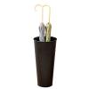 Umbrella Racks Indoor Metal Umbrella Stand Holder, School Office Hotel Round Modern Umbrella Bucket, Space-Saving Umbrella Basket, 23x47cm (Color : Black) view 1