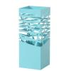 Umbrella Racks Metal Umbrella Stand Holder, Space-Saving Home, Hotel Office Entrance, Large-Capacity Umbrella Basket with Drip Tray (Color : Blue) view 1
