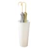 Umbrella Racks Indoor Metal Umbrella Stand Holder, School Office Hotel Round Modern Umbrella Bucket, Space-Saving Umbrella Basket, 23x47cm (Color : White) view 1