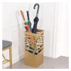 Umbrella Racks Golden Wrought Iron Umbrella Stand Holder, Space-Saving Home, Hotel Office Entrance, Large-Capacity Umbrella Basket with Drip Tray view 1
