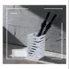 Umbrella Rack Hua Metal Umbrella Stand, Modern Light Luxury White Umbrella Storage Rack, Anti-Rust, Suitable for Family Hotel Business, 20x20x51cm view 1