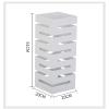 Umbrella Rack Hua Metal Umbrella Stand, Modern Light Luxury White Umbrella Storage Rack, Anti-Rust, Suitable for Family Hotel Business, 20x20x51cm view 2