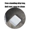 Umbrella Rack Hua Modern Light Luxury White Umbrella Stand, Umbrella Storage Rack with Drip Tray, The Rust-Proof Large Capacity is Suitable for Home Business, 20x20x51cm view 4