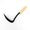 XMRISE Weeding Sickle Reaping Hook Scythe Garden Tools Hand Held with Real Wooden Handle Steel Forged for Weeding Cultivating view 3