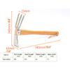 XMRISE Hoe Rake Hand Pointed Cultivator and Tiller Hoe Harrow Pick Pickaxe Mattock Gardening Picks Hoes Garden Weeding Tool,Hoe&Rake view 2