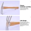 XMRISE Hoe Rake Hand Pointed Cultivator and Tiller Hoe Harrow Pick Pickaxe Mattock Gardening Picks Hoes Garden Weeding Tool,Hoe&Rake view 4