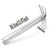 XMRISE Hoe Pointed Hoes Picks Hoe-Pick Hoe-Rake Archaeological Fertilization Garden Cultivating Weeding Gardening Tools Farming Agricultural Digging Aerated Soil,Hoe&Rake view 2