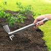 XMRISE Hoe Pointed Hoes Picks Hoe-Pick Hoe-Rake Archaeological Fertilization Garden Cultivating Weeding Gardening Tools Farming Agricultural Digging Aerated Soil,Hoe&Rake view 4